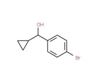 [1-(4-Bromophenyl)cyclopropyl]methanol (CAS 98480-31-0) - chemical structure image
