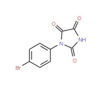 1-(4-bromophenyl)imidazolidine-2,4,5-trione - chemical structure image