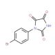 1-(4-bromophenyl)imidazolidine-2,4,5-trione - chemical structure image