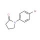 1-(4-Bromophenyl)pyrrolidin-2-one (CAS 7661-32-7) - chemical structure image