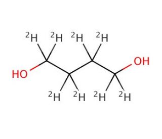 1,4-Butanediol-1,1,2,2,3,3,4,4-d8 (CAS 74829-49-5) - chemical structure image