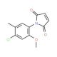 1-(4-Chloro-2-methoxy-5-methyl-phenyl)-pyrrole-2,5-dione - chemical structure image