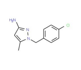 1-(4-Chloro-benzyl)-5-methyl-1H-pyrazol-3-ylamine - chemical structure image