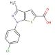 1-(4-Chloro-phenyl)-3-methyl-1H-thieno[2,3-c]pyrazole-5-carboxylic acid - chemical structure image