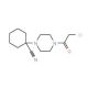 1-[4-(chloroacetyl)piperazin-1-yl]cyclohexanecarbonitrile - chemical structure image