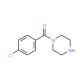 1-(4-chlorobenzoyl)piperazine (CAS 54042-47-6) - chemical structure image