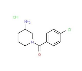 1-(4-Chlorobenzoyl)piperidin-3-amine hydrochloride - chemical structure image