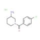 1-(4-Chlorobenzoyl)piperidin-3-amine hydrochloride - chemical structure image