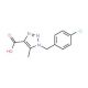 1-(4-Chlorobenzyl)-5-methyl-1H-1,2,3-triazole-4-carboxylic acid - chemical structure image