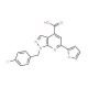 1-(4-chlorobenzyl)-6-(2-furyl)-1H-pyrazolo[3,4-b]pyridine-4-carboxylic acid - chemical structure image