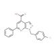 1-(4-chlorobenzyl)-6-phenyl-1H-pyrazolo[3,4-b]pyridine-4-carboxylic acid - chemical structure image