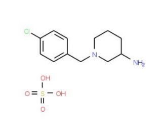 1-(4-Chlorobenzyl)piperidin-3-aminesulfate - chemical structure image