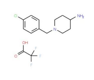 1-(4-chlorobenzyl)piperidin-4-amine trifluoroacetate (CAS 78471-44-0) - chemical structure image
