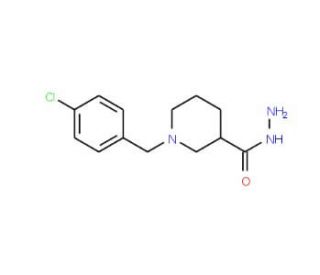1-(4-Chlorobenzyl)piperidine-3-carbohydrazide - chemical structure image