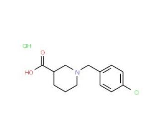 1-(4-Chlorobenzyl)piperidine-3-carboxylicacid hydrochloride - chemical structure image