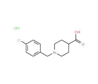 1-(4-Chlorobenzyl)piperidine-4-carboxylicacid hydrochloride - chemical structure image