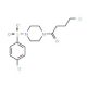 1-(4-chlorobutanoyl)-4-[(4-chlorophenyl)sulfonyl]piperazine - chemical structure image