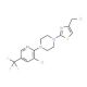 1-[4-(Chloromethyl)-1,3-thiazol-2-yl]-4-[3-chloro-5-(trifluoromethyl)-2-pyridinyl]piperazine (CAS 303150-21-2) - chemical str