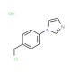 1-[4-(chloromethyl)phenyl]-1H-imidazole hydrochloride - chemical structure image