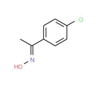 1-(4-Chlorophenyl)-1-ethanone oxime (CAS 1956-39-4) - chemical structure image