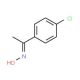 1-(4-Chlorophenyl)-1-ethanone oxime (CAS 1956-39-4) - chemical structure image