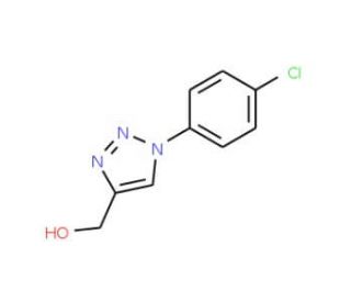[1-(4-Chlorophenyl)-1H-1,2,3-triazol-4-yl]methanol (CAS 133902-66-6) - chemical structure image