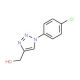 [1-(4-Chlorophenyl)-1H-1,2,3-triazol-4-yl]methanol (CAS 133902-66-6) - chemical structure image