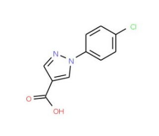 1-(4-chlorophenyl)-1H-pyrazole-4-carboxylic acid - chemical structure image