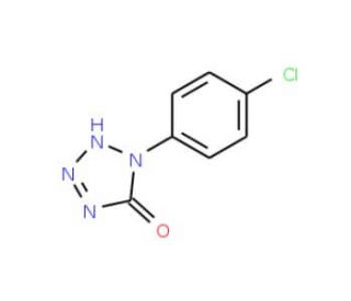 1-(4-chlorophenyl)-1H-tetrazol-5-ol - chemical structure image