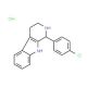 1-(4-Chlorophenyl)-2,3,4,9-tetrahydro-1H-beta-carboline hydrochloride - chemical structure image