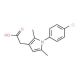 [1-(4-chlorophenyl)-2,5-dimethyl-1H-pyrrol-3-yl]acetic acid (CAS 42779-82-8) - chemical structure image