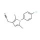 [1-(4-chlorophenyl)-2,5-dimethyl-1H-pyrrol-3-yl]acetonitrile (CAS 42780-48-3) - chemical structure image