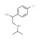 1-(4-Chlorophenyl)-2-(isopropylamino)ethanol (CAS 23299-13-0) - chemical structure image