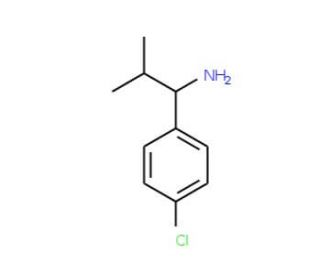 1-(4-chlorophenyl)-2-methylpropan-1-amine - chemical structure image