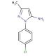 1-(4-Chlorophenyl)-3-methyl-1H-pyrazol-5-ylamine (CAS 40401-39-6) - chemical structure image