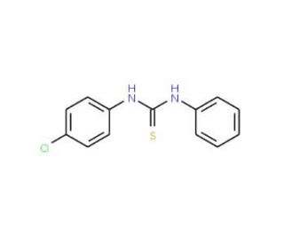 1-(4-Chlorophenyl)-3-phenyl-2-thiourea (CAS 7392-67-8) - chemical structure image