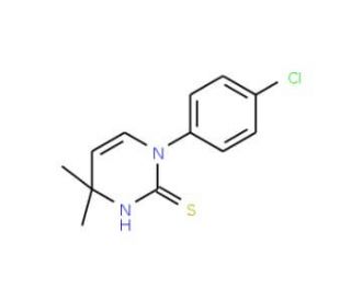 1-(4-Chlorophenyl)-4,4-dimethyl-1,4-dihydropyrimidine-2-thiol - chemical structure image