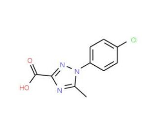 1-(4-Chlorophenyl)-5-methyl-1H-1,2,4-triazole-3-carboxylic acid - chemical structure image