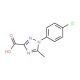 1-(4-Chlorophenyl)-5-methyl-1H-1,2,4-triazole-3-carboxylic acid - chemical structure image