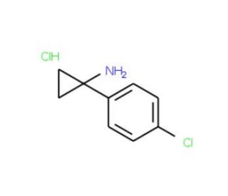 1-(4-Chlorophenyl)cyclopropanamine, HCl (CAS 1009102-44-6) - chemical structure image
