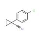 1-(4-Chlorophenyl)cyclopropanecarbonitrile (CAS 64399-27-5) - chemical structure image