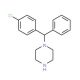(−)-1-[(4-Chlorophenyl)phenylmethyl]piperazine (CAS 130018-88-1) - chemical structure image
