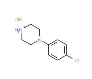 1-(4-Chlorophenyl)piperazine monohydrochloride (CAS 13078-12-1) - chemical structure image