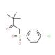 1-(4-Chlorophenylsulfonyl)-3,3-dimethyl-2-butanone (CAS 207974-06-9) - chemical structure image