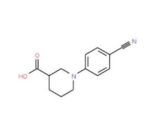 1-(4-Cyanophenyl)piperidine-3-carboxylic acid - chemical structure image