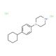 1-(4-Cyclohexyl-phenyl)-piperazine dihydrochloride - chemical structure image