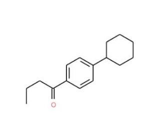 1-(4-Cyclohexylphenyl)butan-1-one - chemical structure image