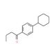 1-(4-Cyclohexylphenyl)butan-1-one - chemical structure image