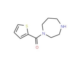1,4-Diazepan-1-yl(2-thienyl)methanone (CAS 683274-51-3) - chemical structure image