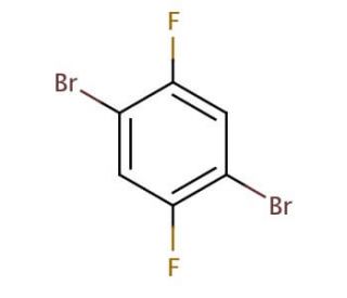 1,4-Dibromo-2,5-difluorobenzene (CAS 327-51-5) - chemical structure image